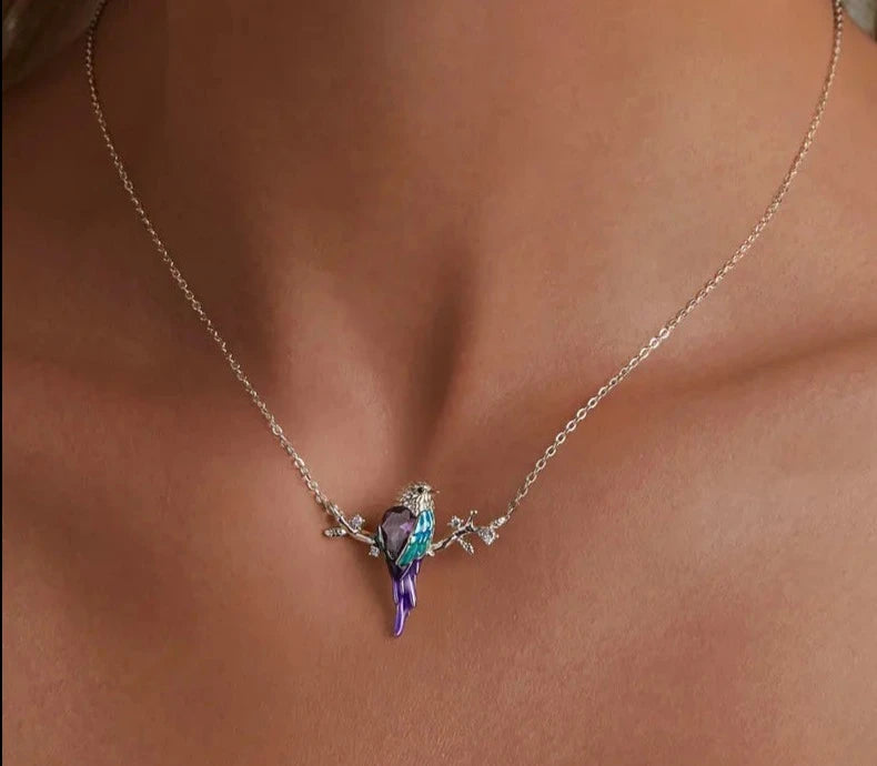 Silver Bird Necklace