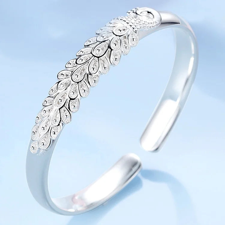 silver elegant bracelet Bangles