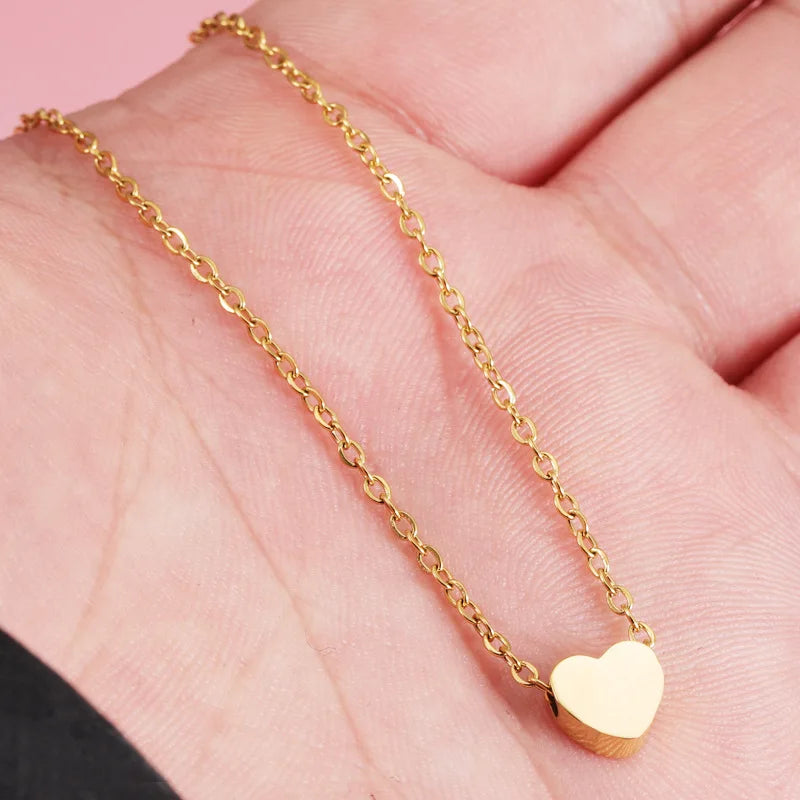 Tiny Heart LOVE Necklaces