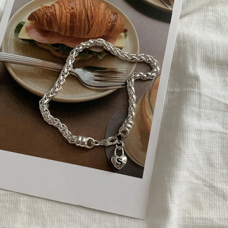 Love Heart Lock Bracelet