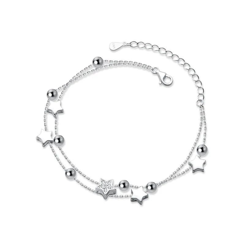 Silver Star Bracelet