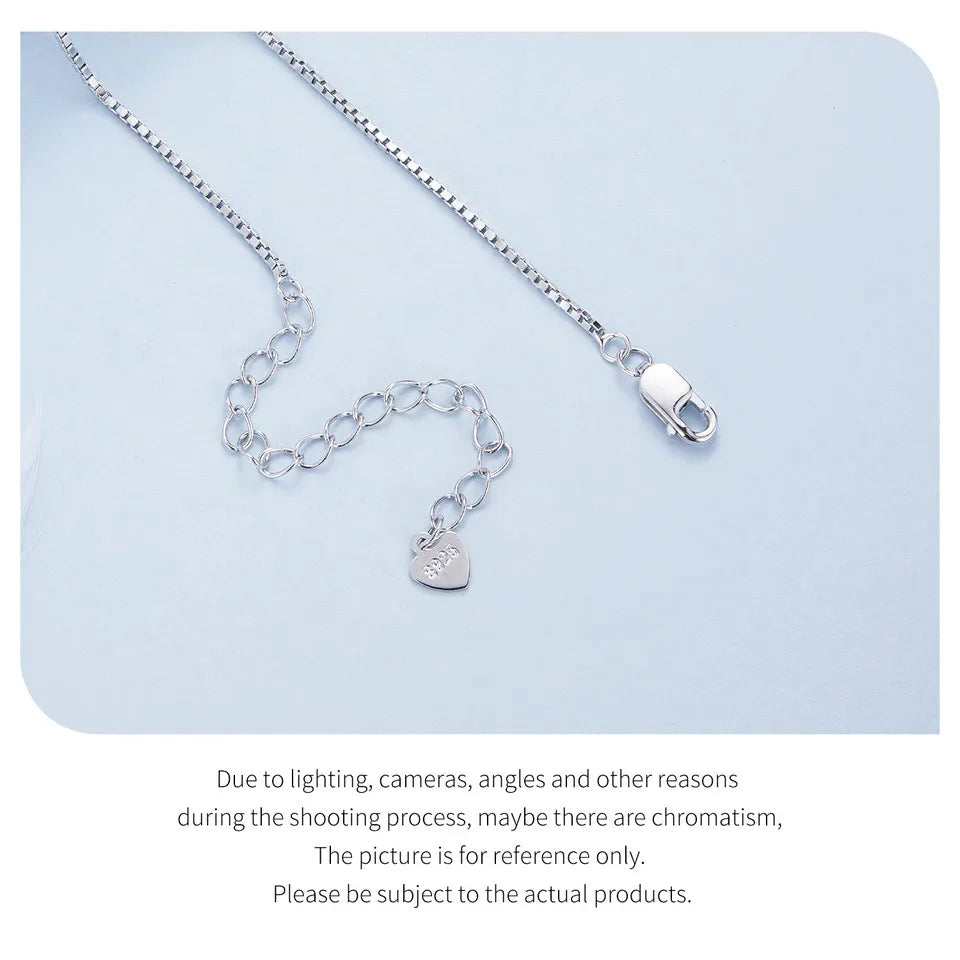 Silver Double Heart Pendant Necklace