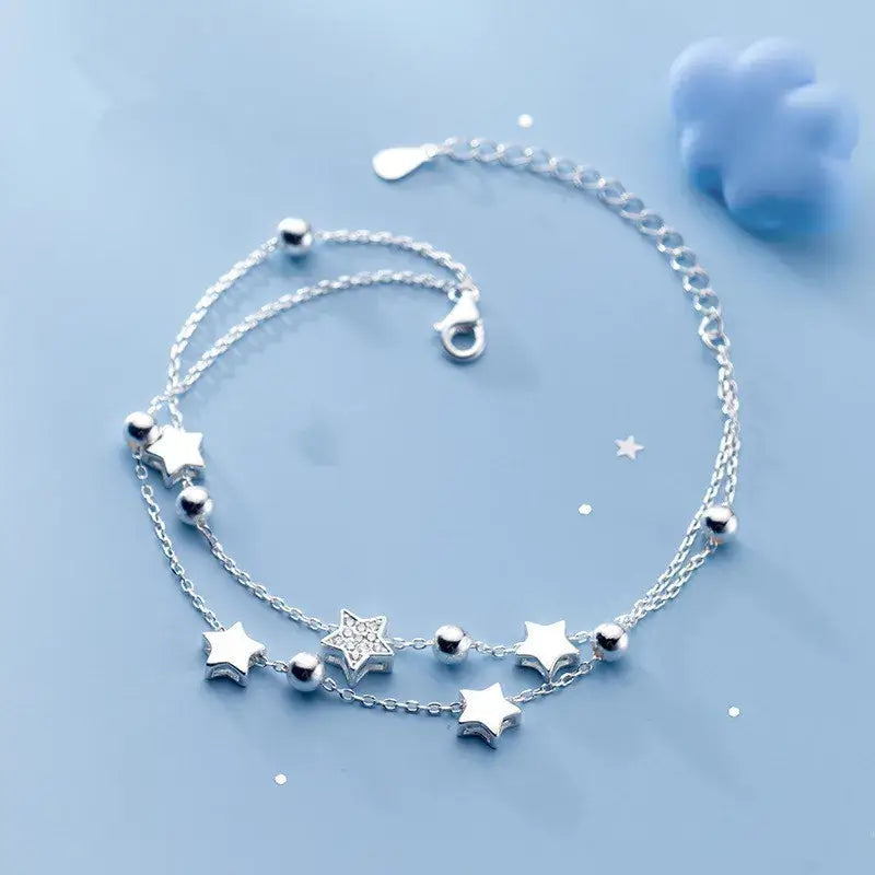 Silver Star Bracelet